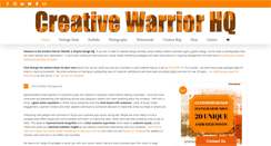 Desktop Screenshot of creativewarrior.com.au